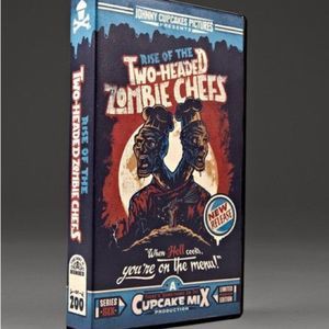 Limited Edition Johnny Cupcakes Two Headed Zombie Chefs T-Shirt